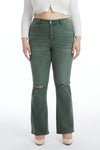 HIGH RISE FLARE JEANS BYF1081-P