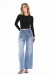 High Rise Stretch Wide Leg Pants