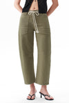 Greta High Rise Drawstring Barrel Pants