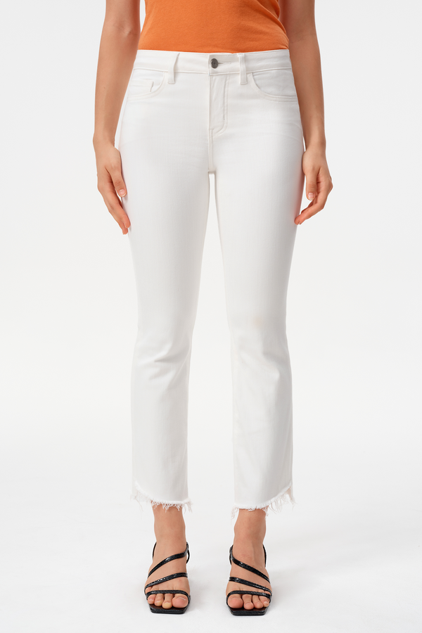 Mid Rise Bootcut Woven