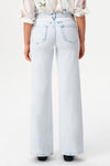 Zephyrine Mid Rise Wide Leg Jeans