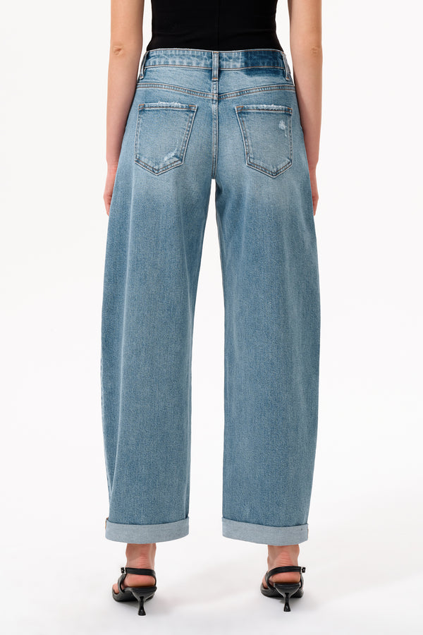 Osaka Low Rise Barrel Jeans