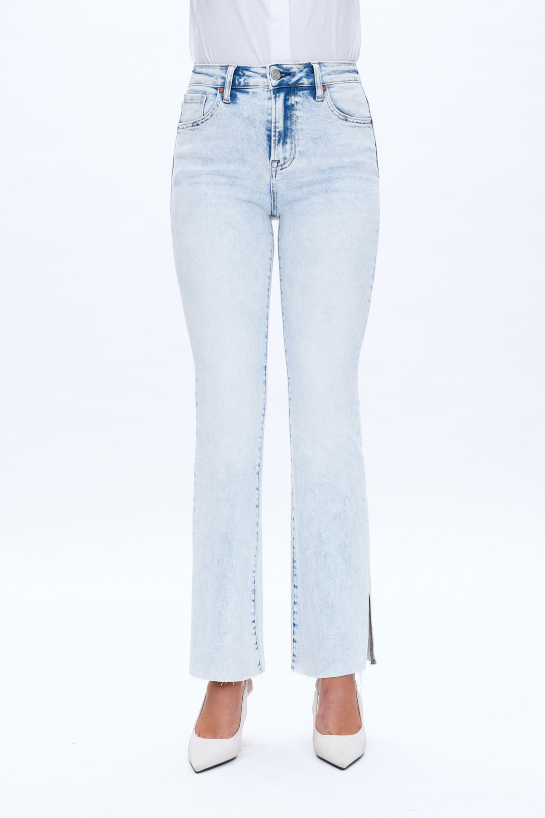 High Rise Bootcut Jeans