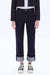 High Rise Straight Cuffed Denim Jeans