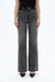High Rise Leopard Print Wide Leg Denim Jeans