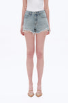 Embellished Denim Shorts