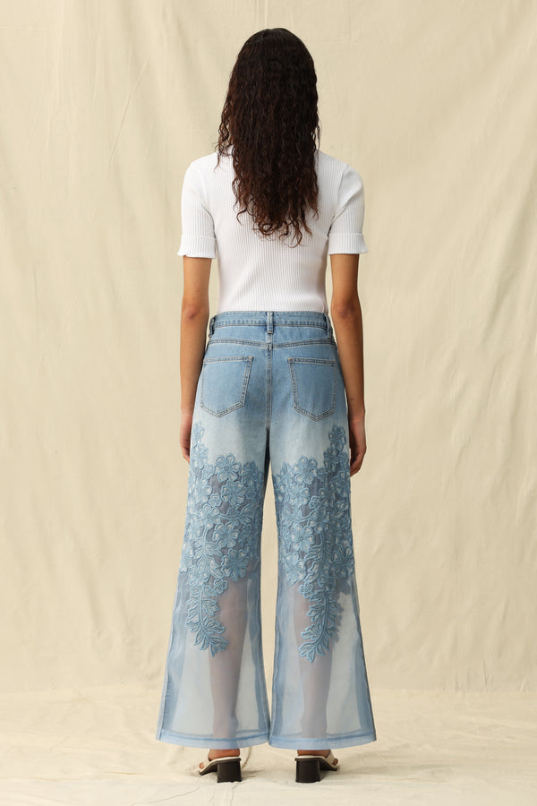 High Rise Wide Leg Jeans