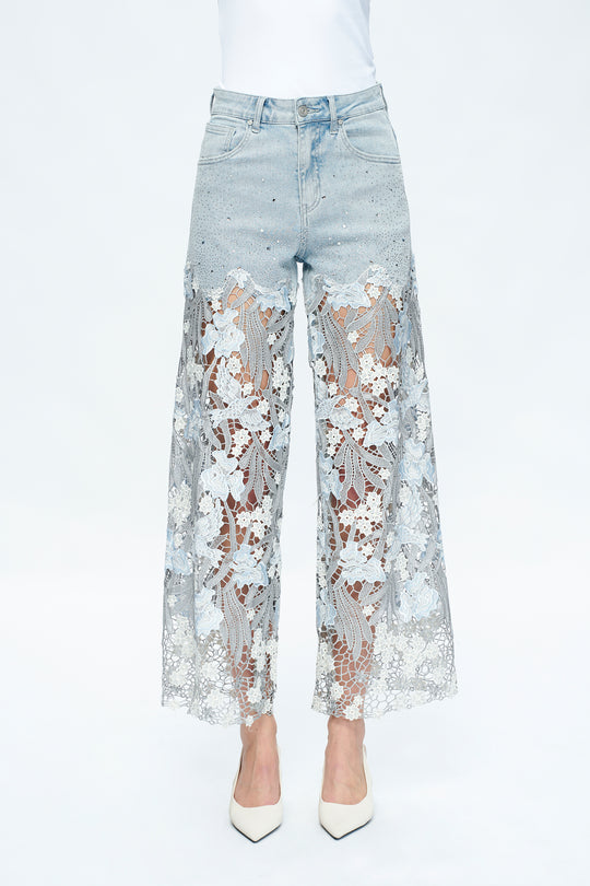 Bayeas Mid Rise Straight Jeans