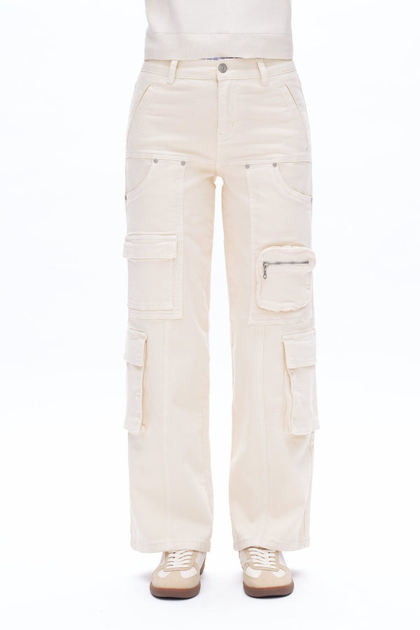 CARRY MID RISE WIDE LEG-Skirts-BAYEAS