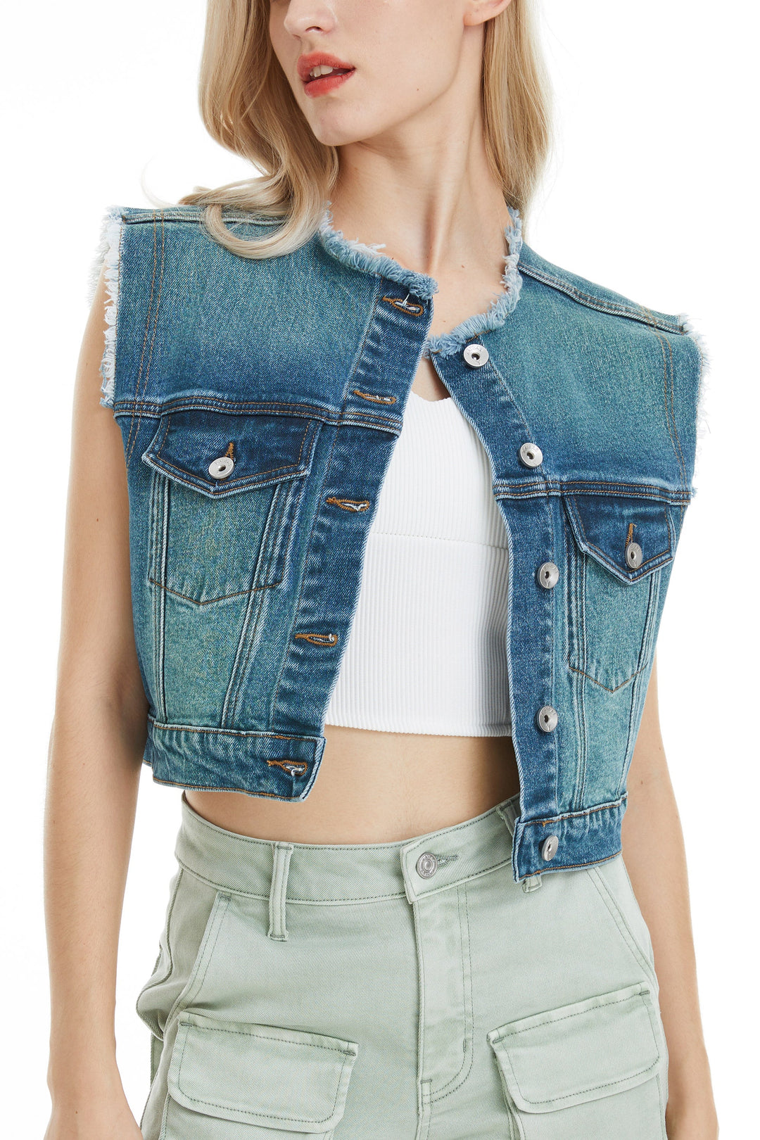 Cassie Denim Vest