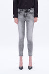 Mid Rise Stretch Ankle Skinny Denim Jeans