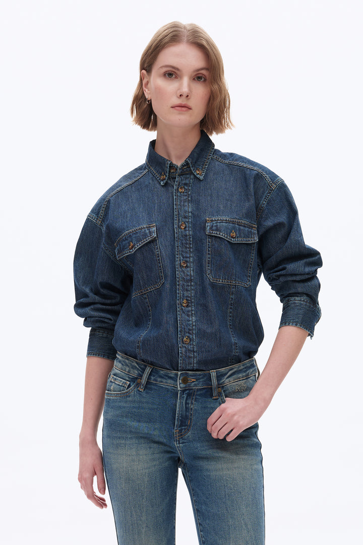 Oversized Denim Shirt