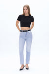 Carol High Rise Straight Jeans