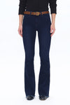 High Rise Flare Denim Jeans-Flare & Bootcut-BAYEAS