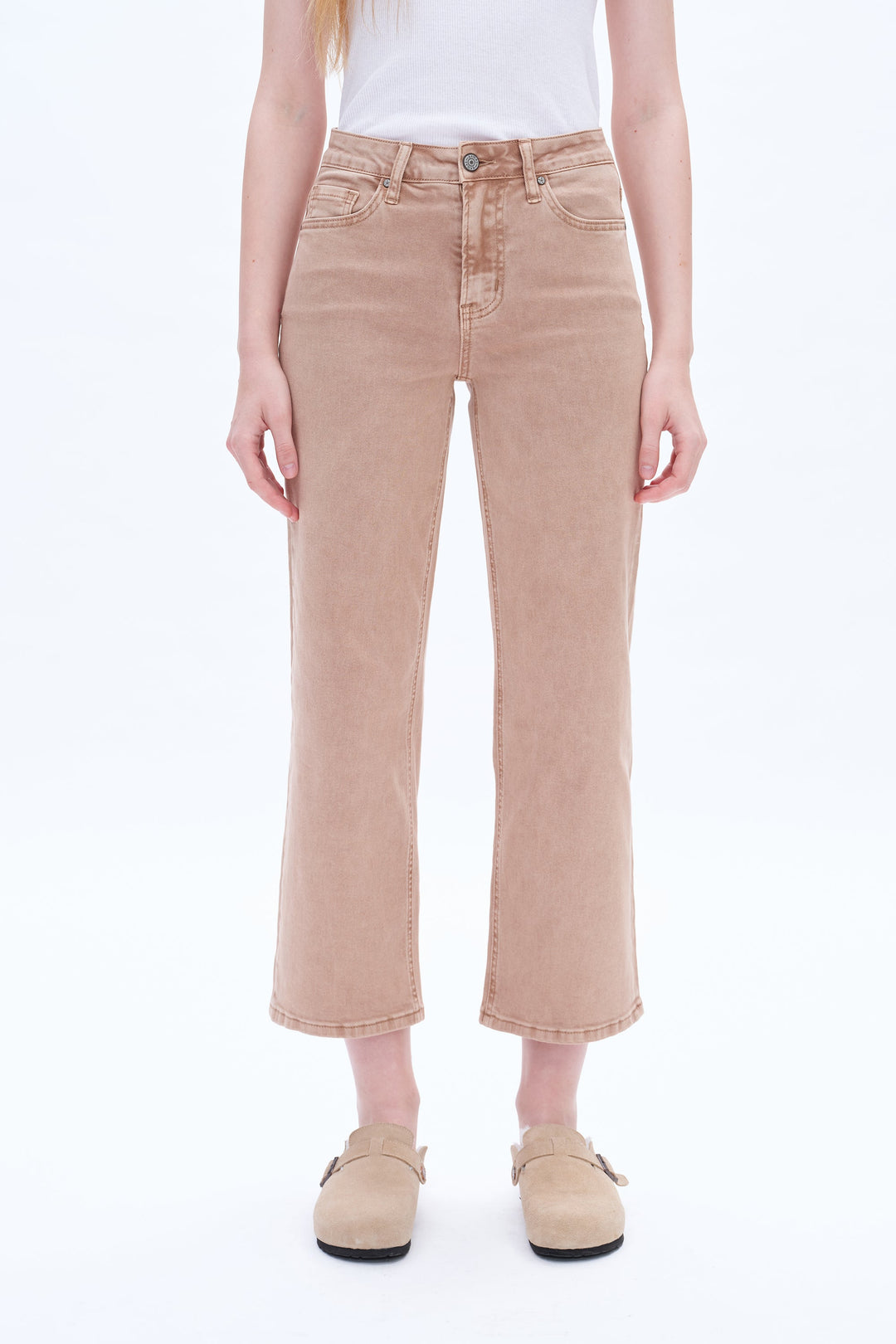 Bella Mid Rise Straight Pants