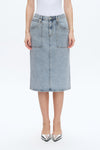 Beth Midi Denim Skirt-Skirts-BAYEAS
