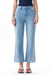 High Rise Ankle Embroidered Lace Straight Leg Pants