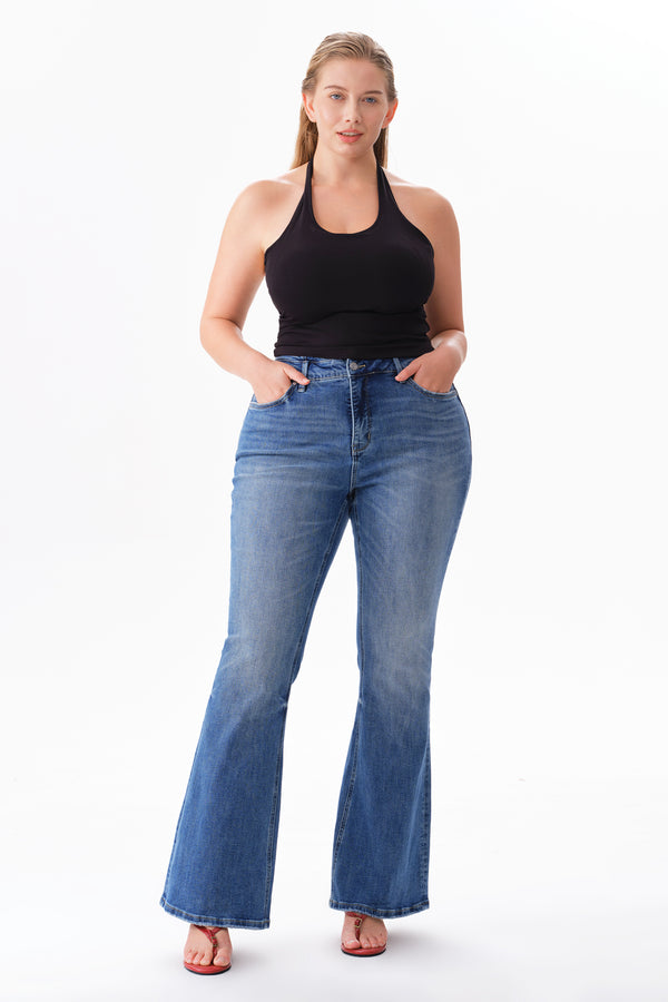 High Rise Flare Jeans