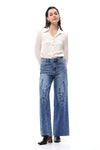 High Rise Wide Leg Jeans