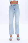 Alva High Rise Straight Denim Jeans