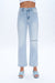 Alva High Rise Straight Denim Jeans