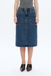 Beth Midi Denim Skirt-Skirts-BAYEAS