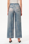Seoul Mid Rise Wide Leg Jeans