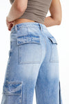 HIGH RISE WIDE LEG JEANS BYW8078