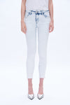 Beth Skinny Jeans With Frayed Hem