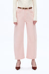Mid Rise Barrel Pants