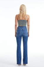 HIGH RISE BOOTCUT FLARE JEANS BYF1128