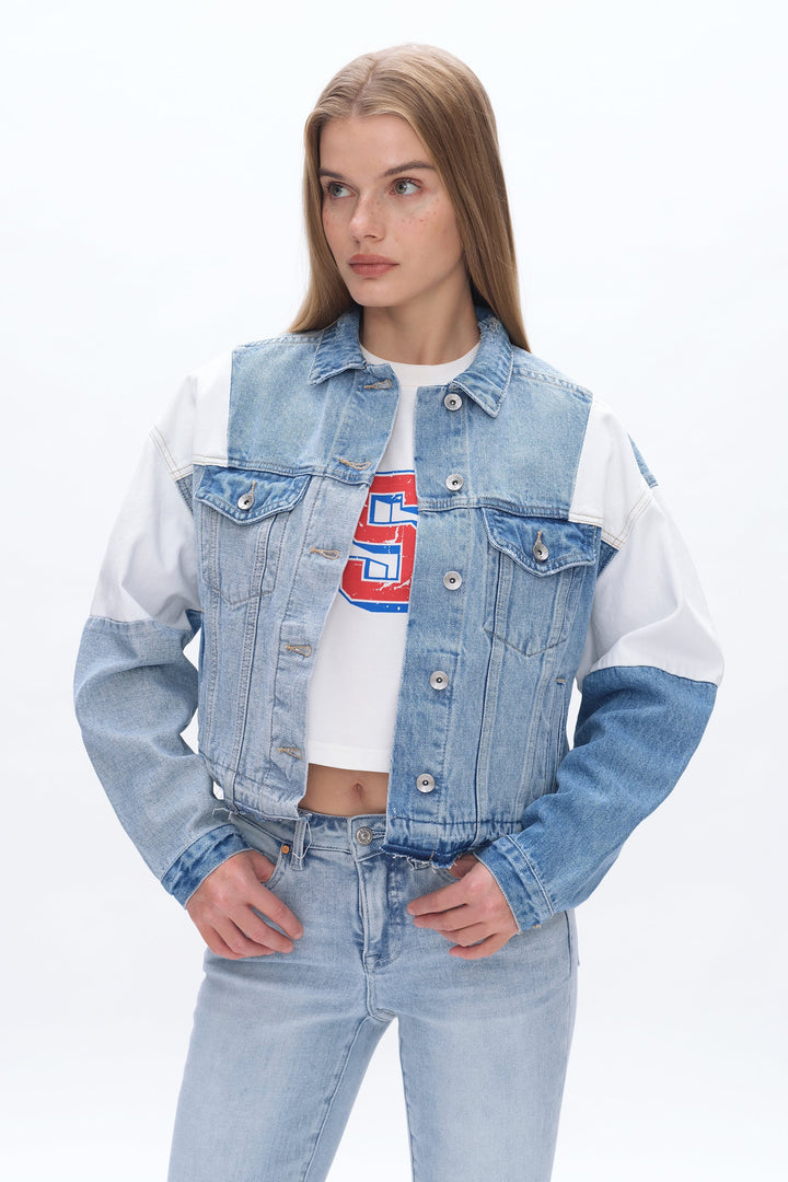 Patch Work Denim Jacket