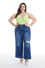 HIGH RISE WIDE LEG JEANS BYW8005-2P