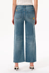 Mid Rise Wide Leg Jeans