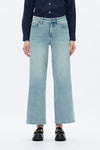 Lisa Mid Rise Wide Leg Denim Jeans