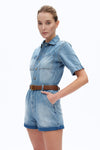 Chloe Denim Rompers
