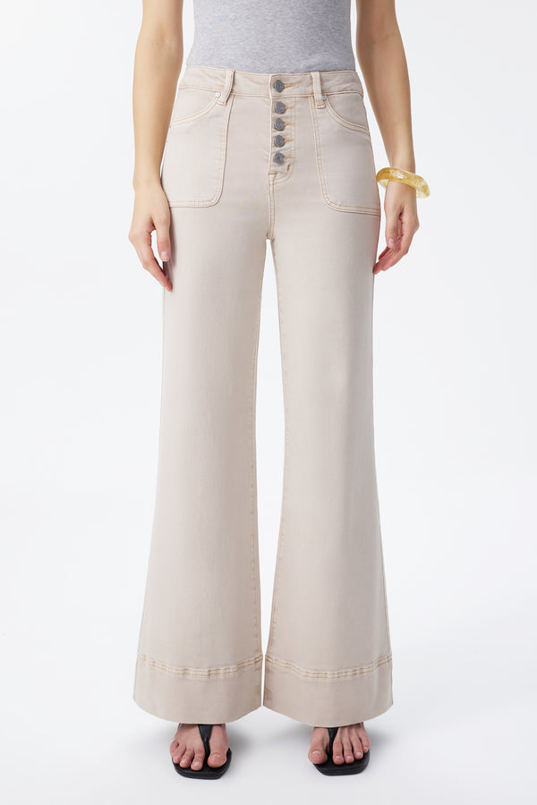 High Rise Wide Leg Pants