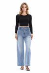 High Rise Stretch Wide Leg Pants