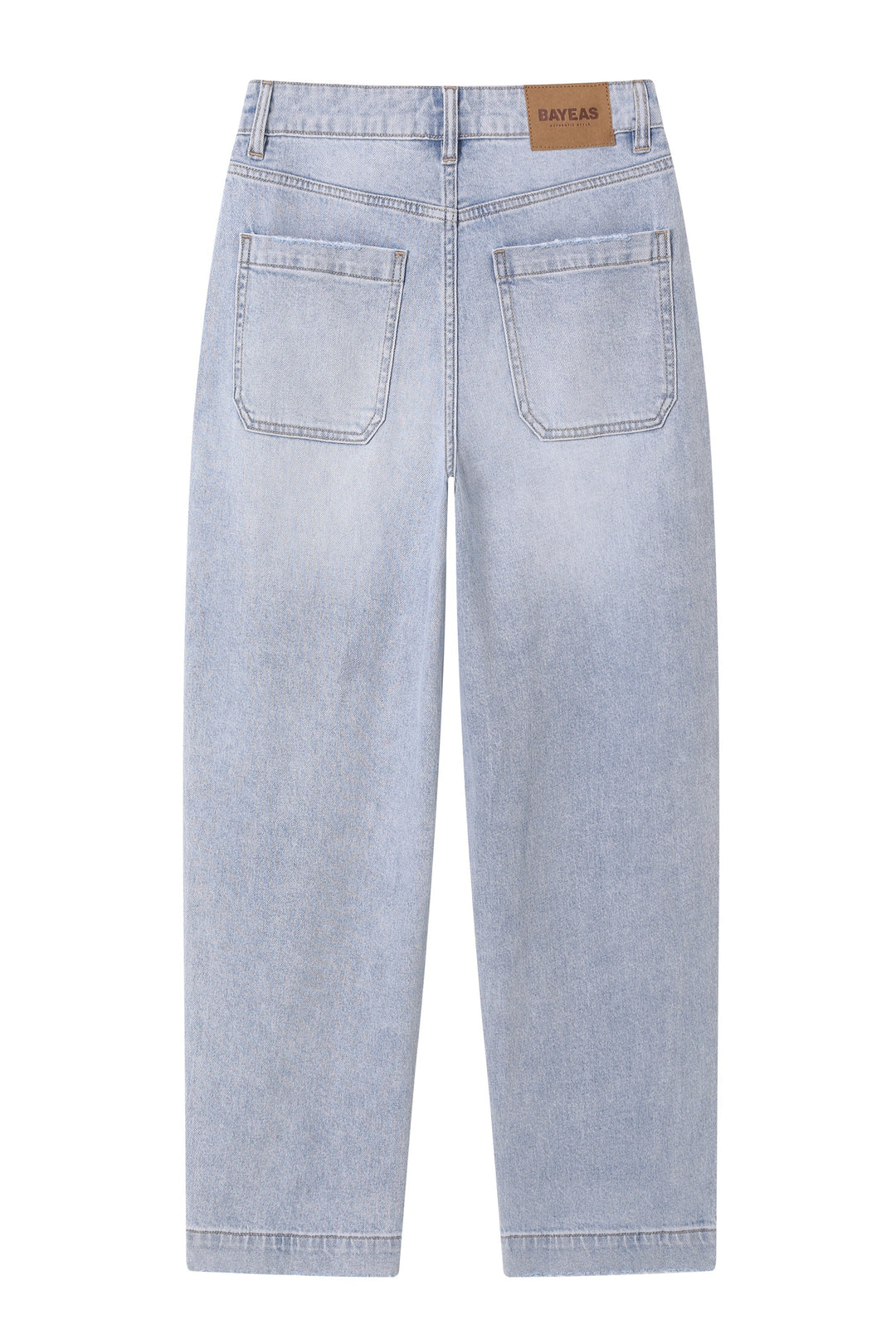 SUPER HIGH RISE BARREL DENIM JEANS BYOX009