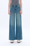 Aria High Rise Wide Leg Denim Jeans