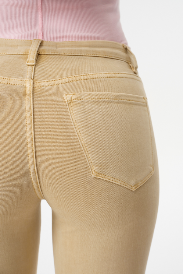 Mid Rise Bootcut Woven