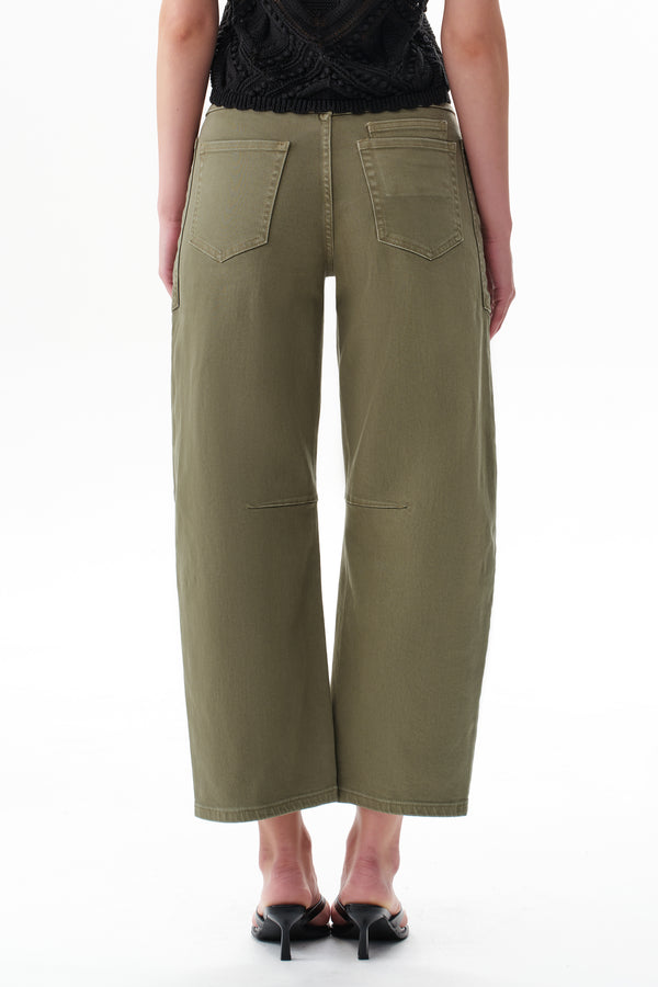 Greta High Rise Drawstring Barrel Pants