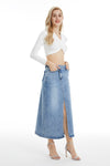 Stretch Denim Skirt