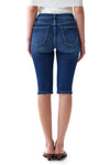 Mid Rise Slit Skinny Jeans