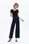 Beth High Rise Wide Leg Denim Jeans
