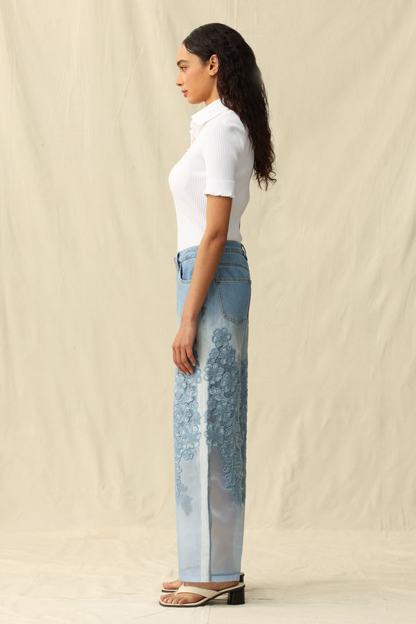 High Rise Wide Leg Jeans
