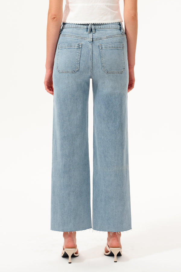 Jess High Rise Relaxed Straight Denim Jeans
