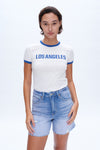 Lily Ripped Denim Shorts