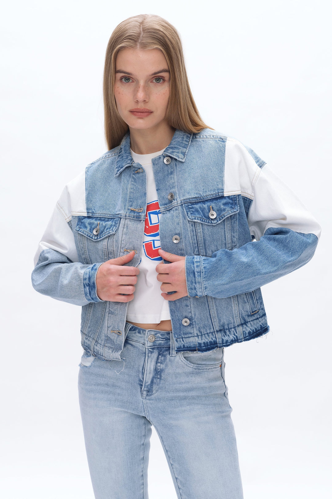 Patch Work Denim Jacket