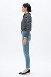 Mid Rise Vintage Straight Jeans-Straight-BAYEAS